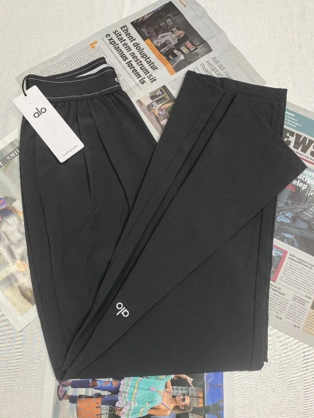 ALO Yoga Brand New✨Suit Up Trouser Dark Gray Regular 30